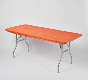 Fitted Table Cover Orange (Reusable) Fitted Table Cover Orange (Reusable)
